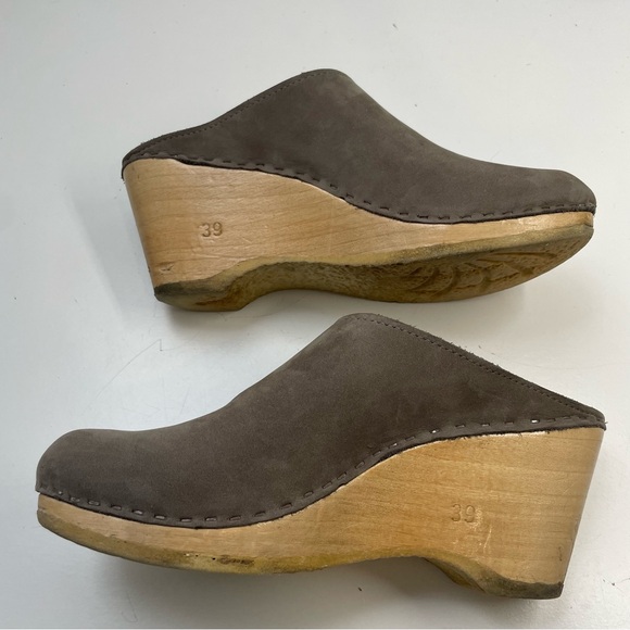 No.6 New School Clog on Wedge in Gray size 39EU Handmade in the U.S. - Picture 4 of 12